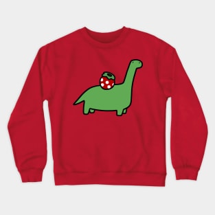 Strawberry Brontosaurus Crewneck Sweatshirt